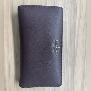 Kate Spade Medium Bifold Wallet Plum